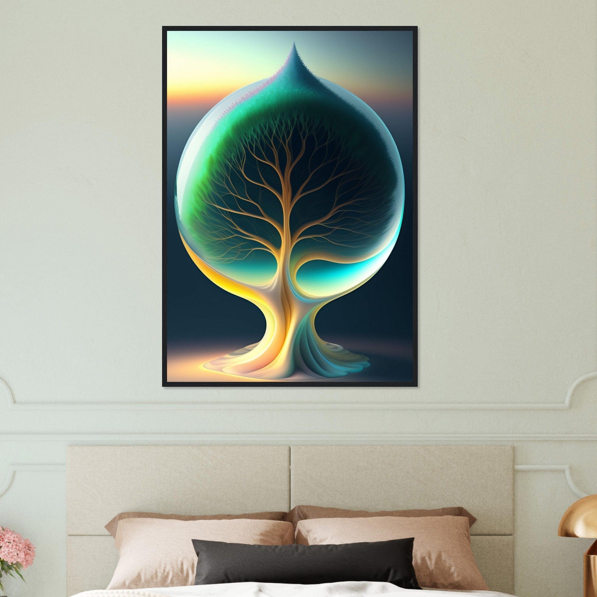 Canvanation Print Material 70x100 cm / 28x40″ Tableau Abstrait Arbre De Vie