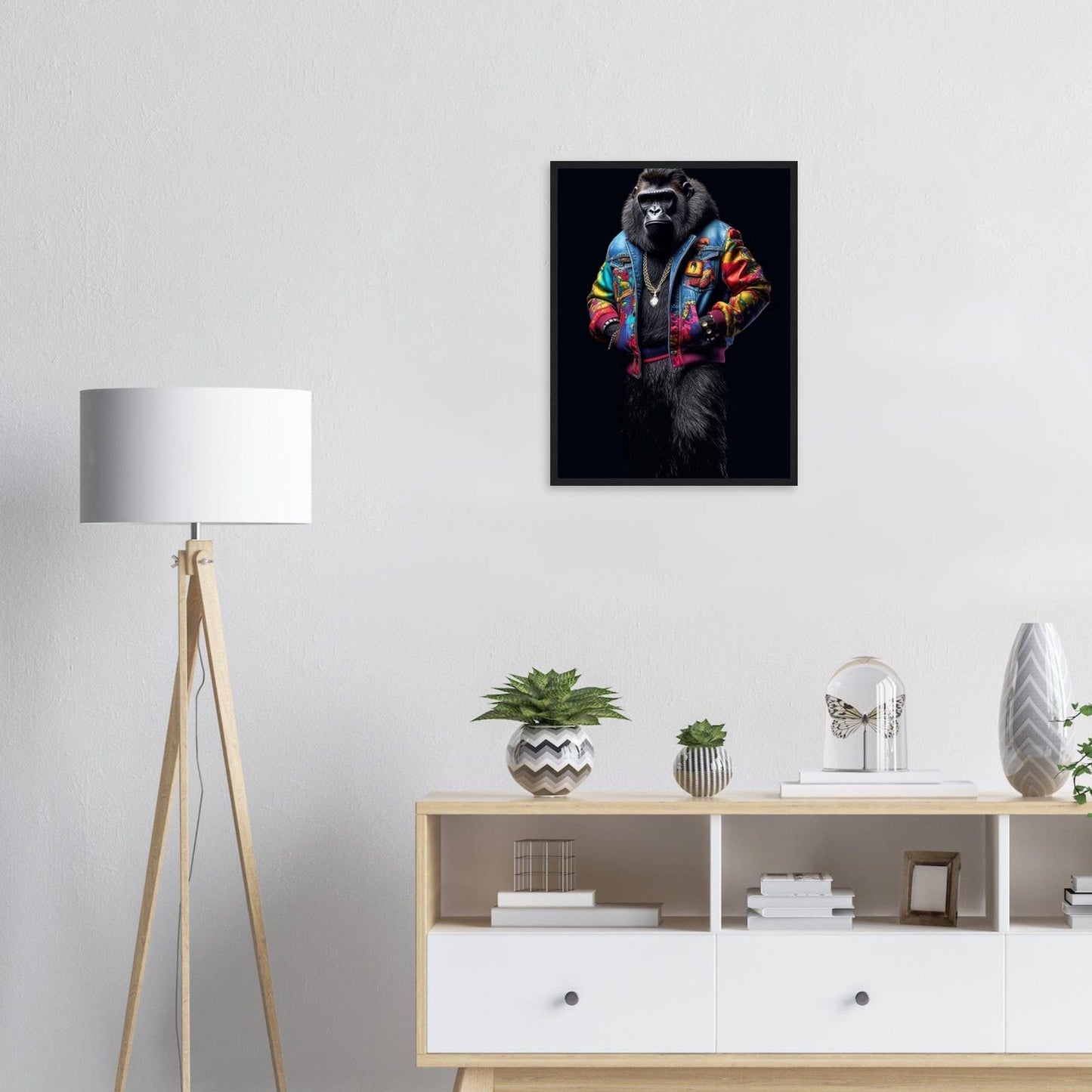 Canvanation Print Material Tableau Gorille Street Fashion