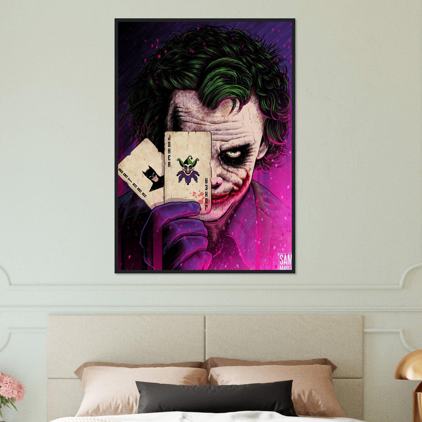 Canvanation Print Material 70x100 cm / 28x40″ Tableau Joker Pop Art Batman