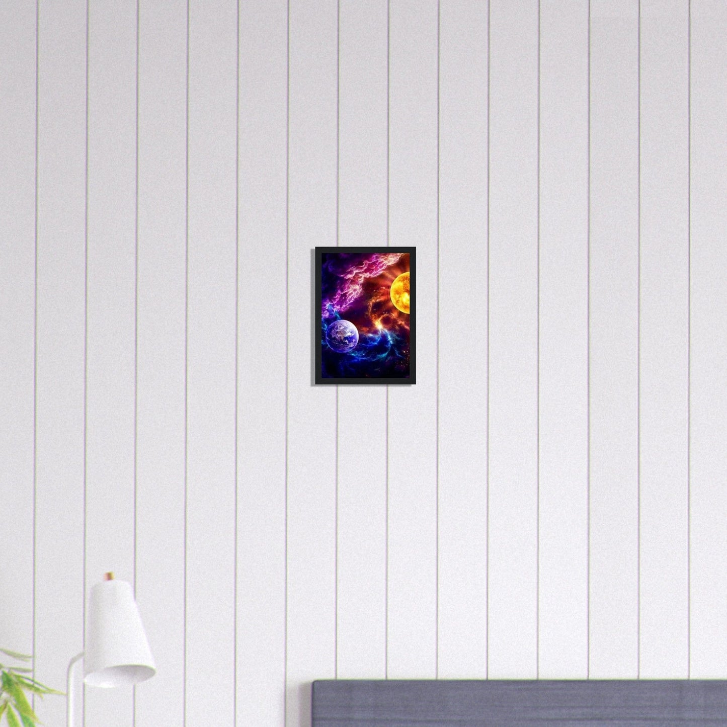 Canvanation Print Material A4 21x29.7 cm / 8x12″ Tableau Planete Éclats d'Étoiles