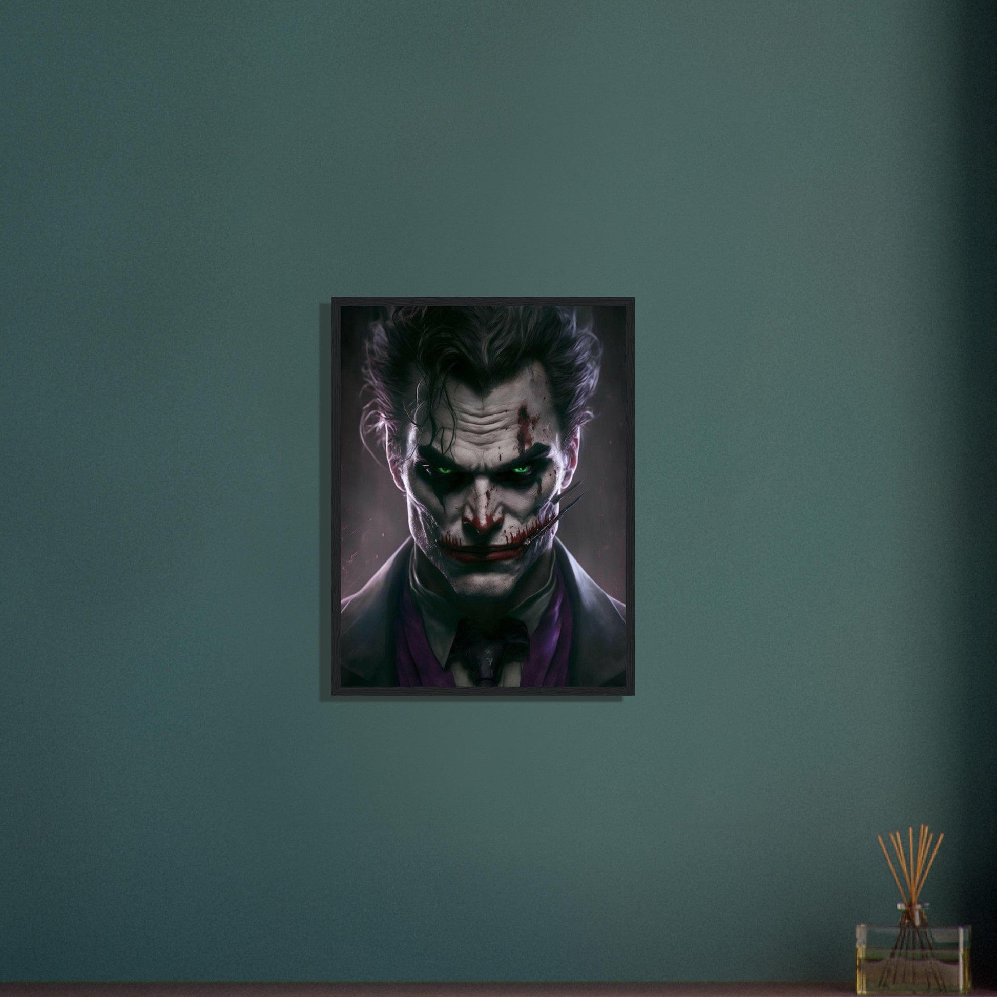 Canvanation Print Material Tableau Joker Noir Et Blanc
