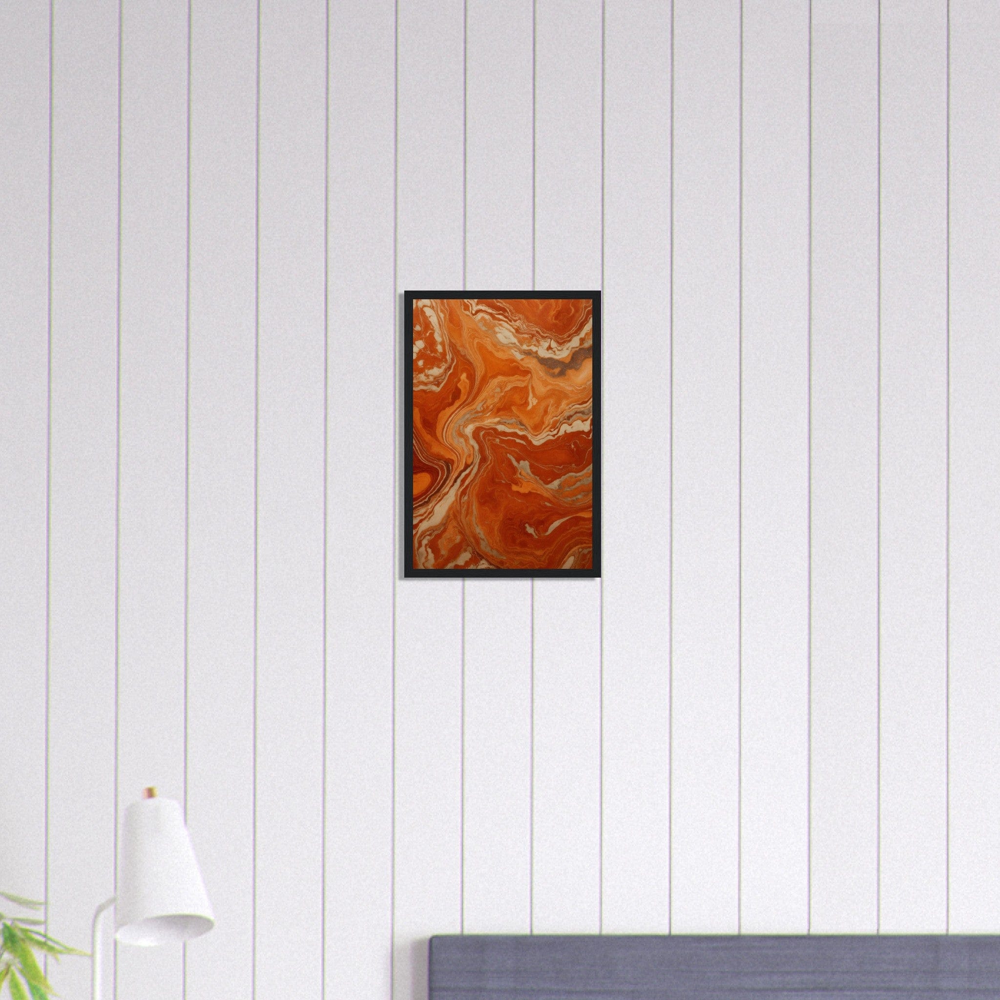 Canvanation Print Material 30x45 cm / 12x18″ Tableau Terracotta Rouge Terre