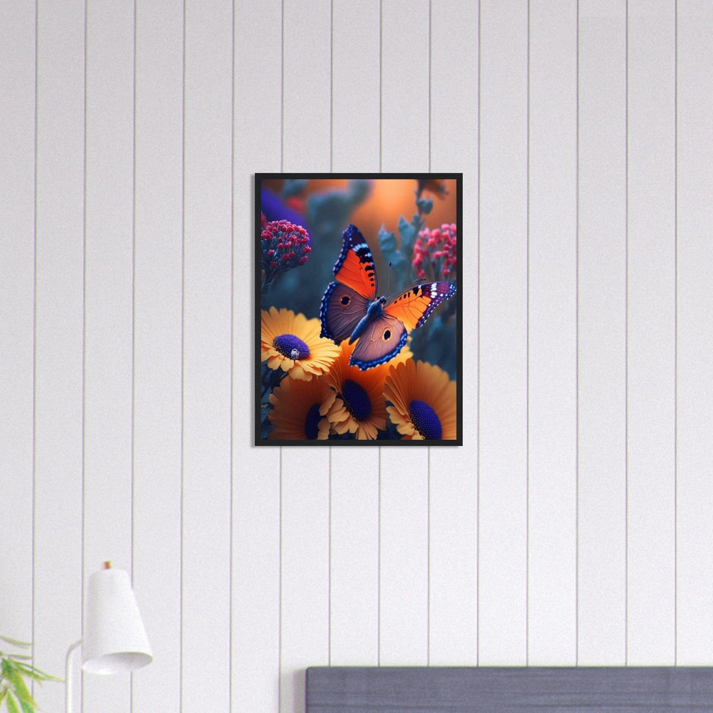 Gelato Print Material Tableau Papillon En Journée