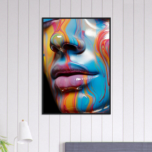 Canvanation Print Material 70x100 cm / 28x40″ Tableau Femme Mélange de Peinture