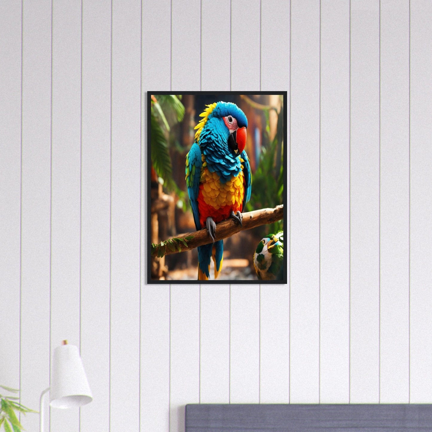 Canvanation Print Material 50x70 cm / 20x28″ Tableau Perroquet Symphonie de Teintes