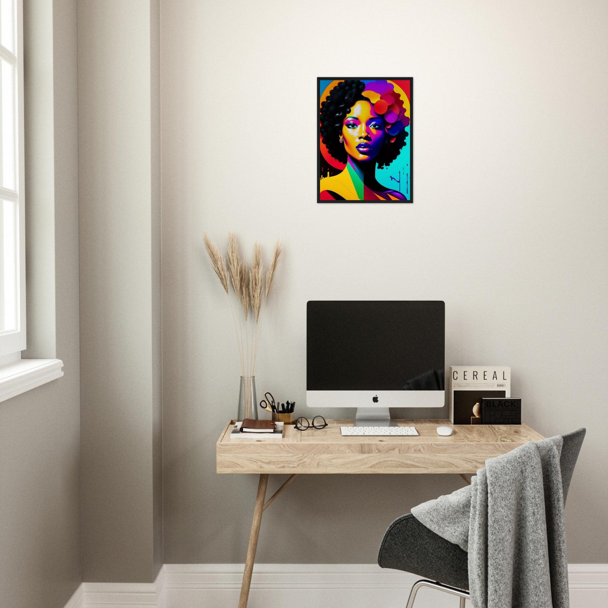 Canvanation Print Material Tableau Personnage Africain