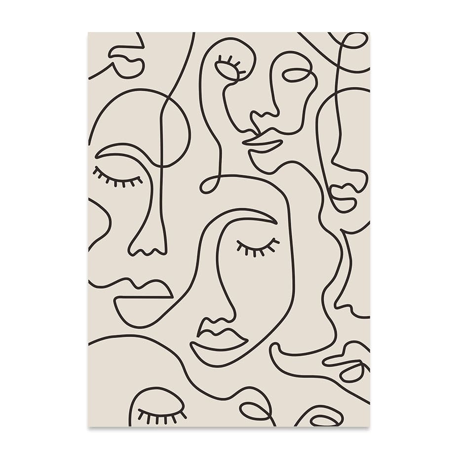 Canvanation 50x70cm no frame / PICTURE I Affiche Peinture Abstrait