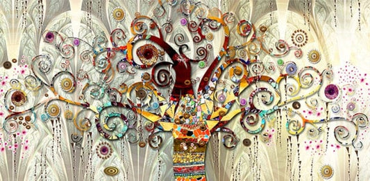 Canvanation 70x140cm / A02 Arbre De Vie Affiche