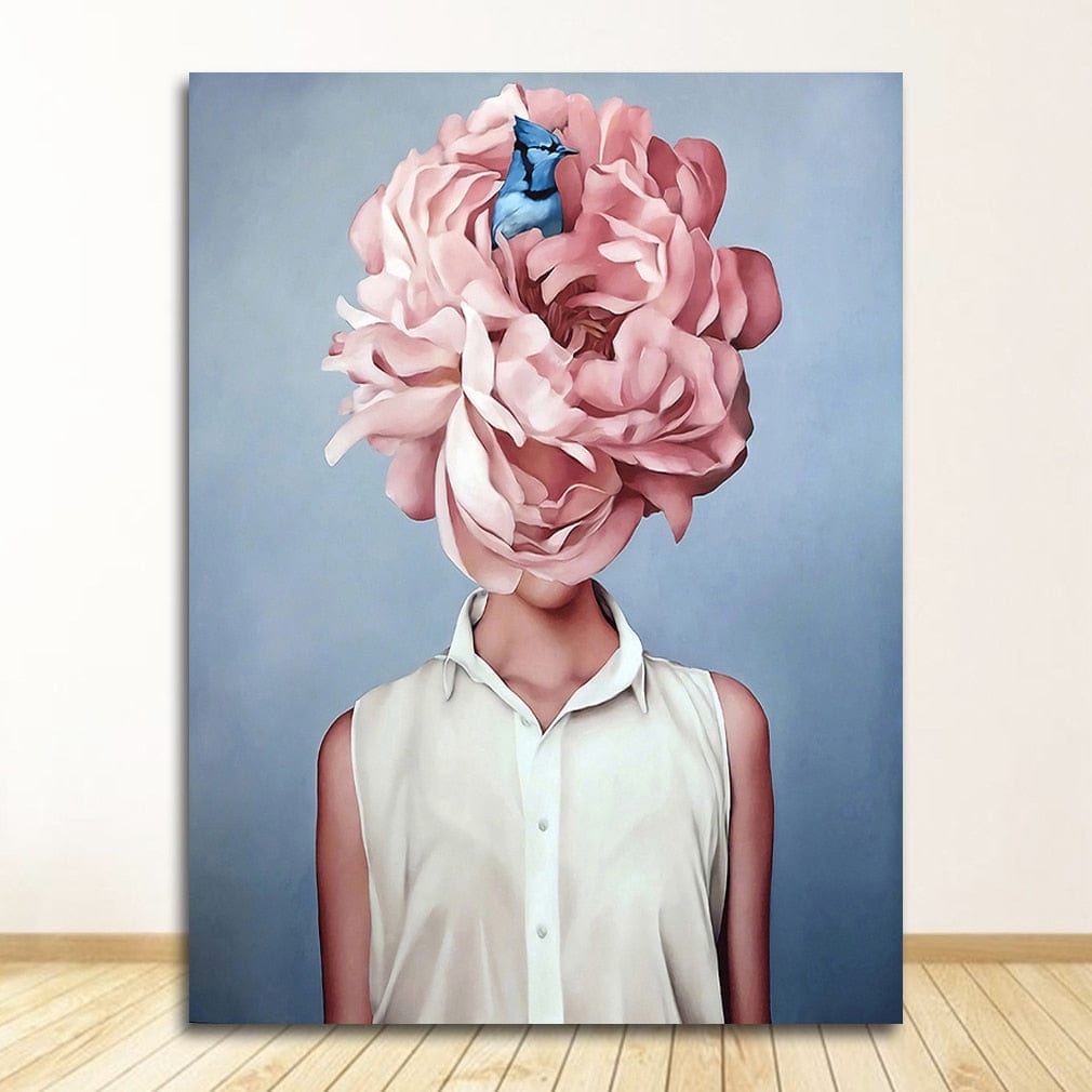 Canvanation 60x90cm / 0503XX09 Affiche Femme Fleurs Cheveux