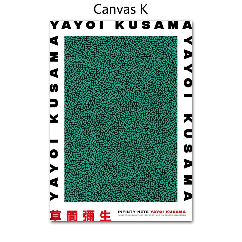 Canvanation K / 12X16 Cm 30x40cm Affiche Abstrait Multicolore Contemporain