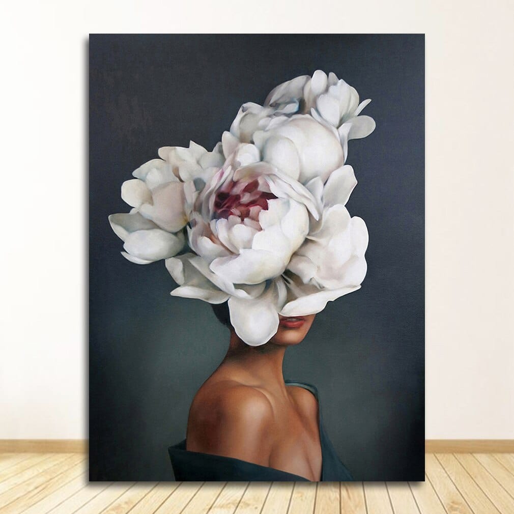 Canvanation 60x90cm / 0503XX03 Affiche Femme Fleurs Cheveux
