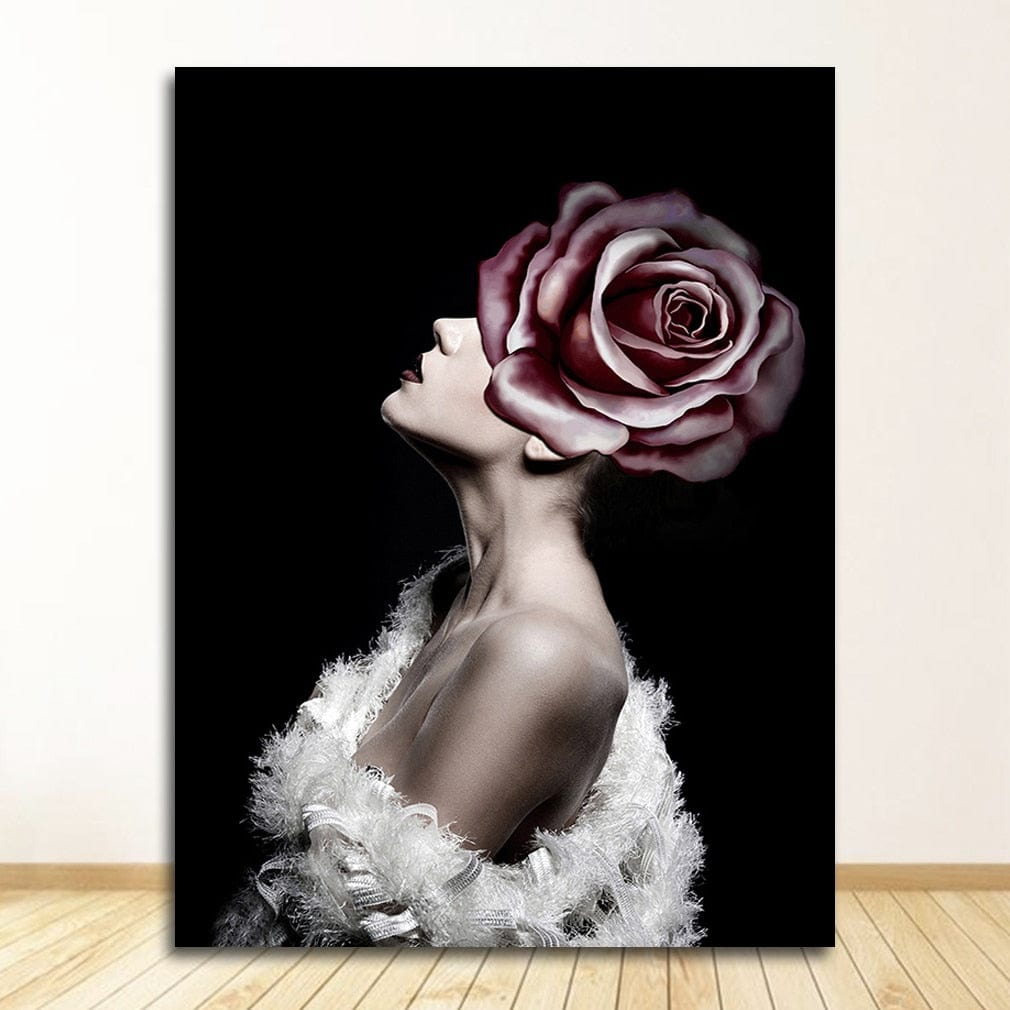Canvanation 60x90cm / 0503XX13 Affiche Femme Fleurs Cheveux