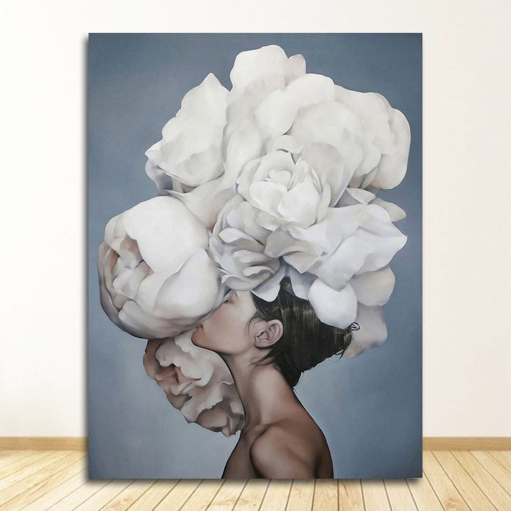 Canvanation 60x90cm / 0503XX01 Affiche Femme Fleurs Cheveux