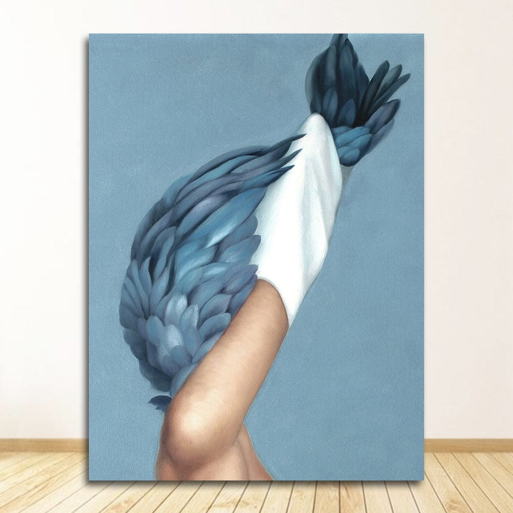 Canvanation 60x90cm / 0503XX16 Affiche Femme Fleurs Cheveux