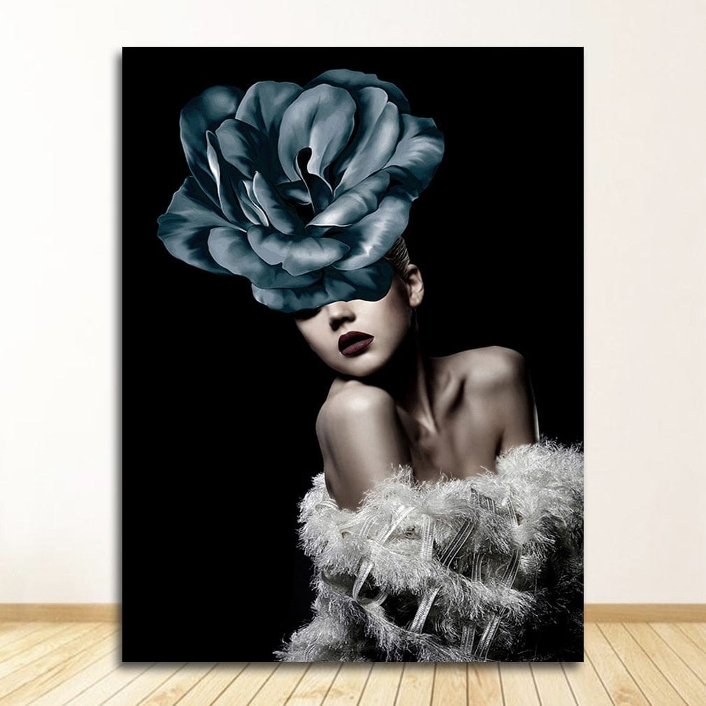 Canvanation 60x90cm / 0503XX14 Affiche Femme Fleurs Cheveux