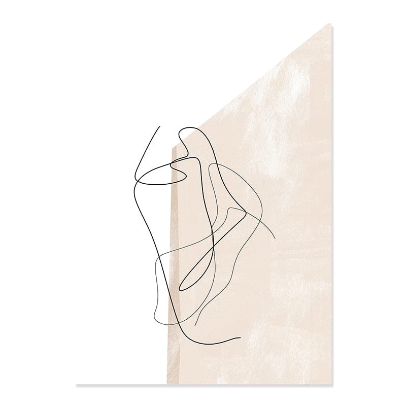 Canvanation 50x70 cm no frame / PICTURE D Peinture Abstraite Beige