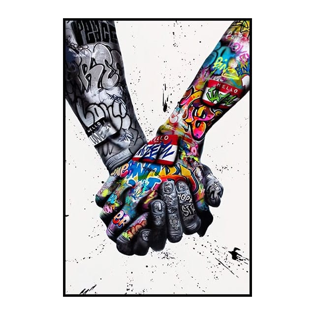 Canvanation 50X70cm Affiche Street Art Style Main