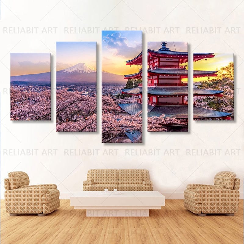Canvanation Paysage Japonais Peinture