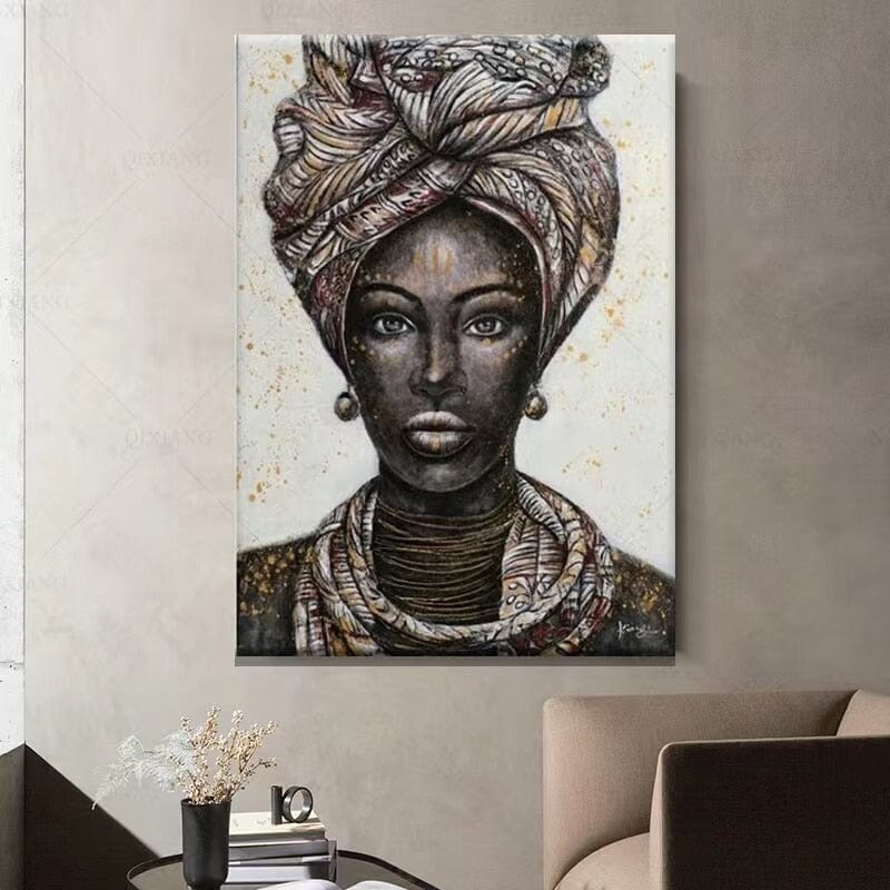 Canvanation Peinture Africain