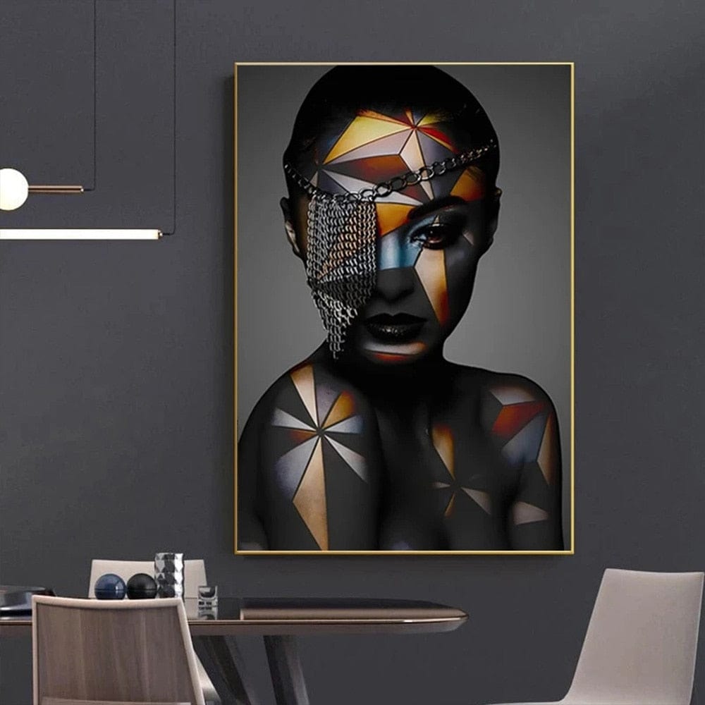 Canvanation Peinture Africaine Traditionnelle