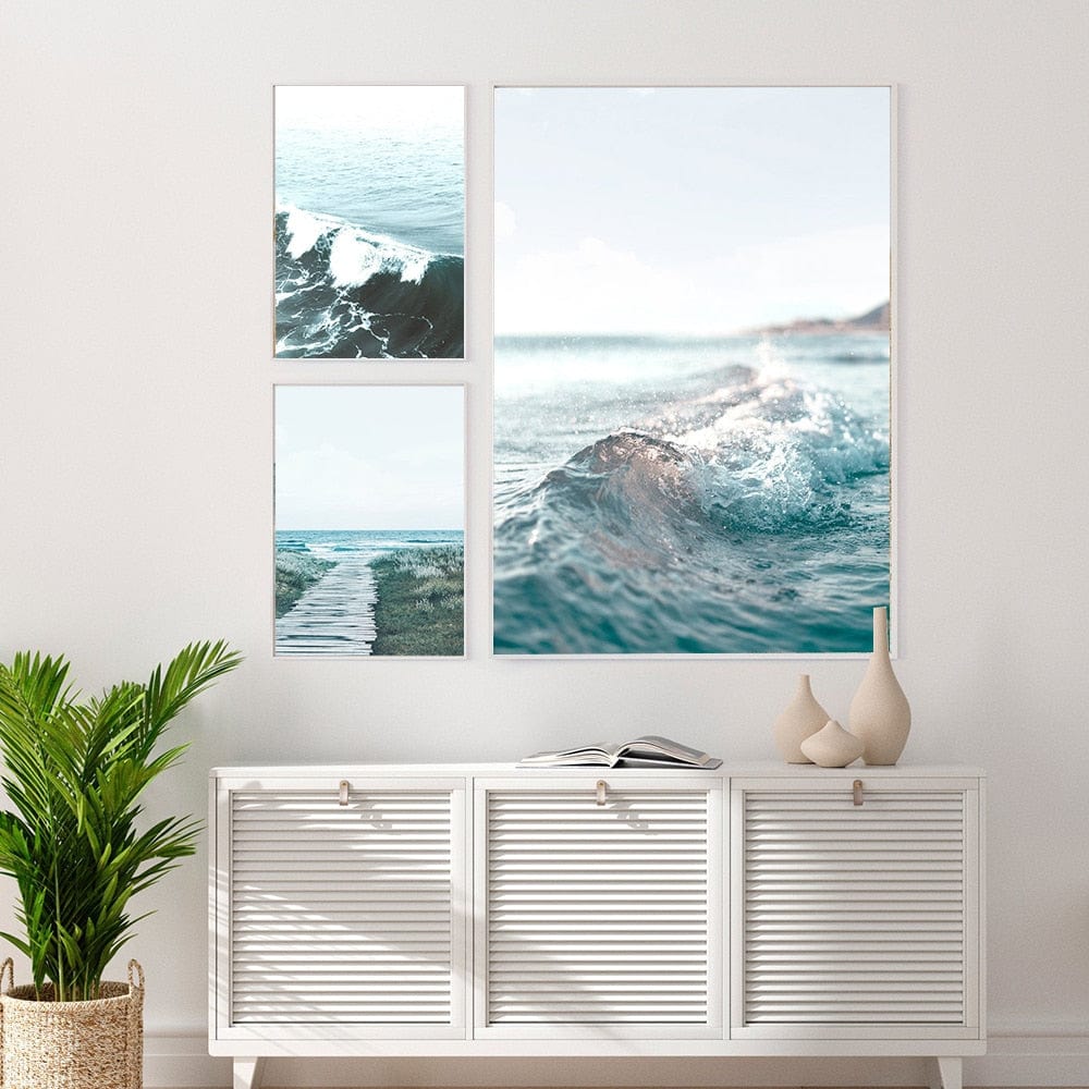 Canvanation Peinture Bord De Mer Moderne