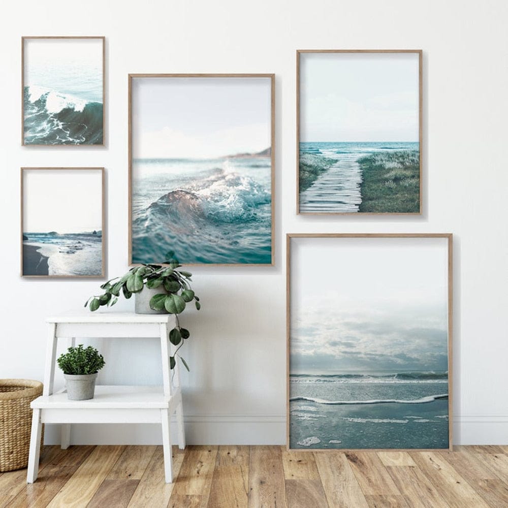 Canvanation Peinture Bord De Mer Moderne