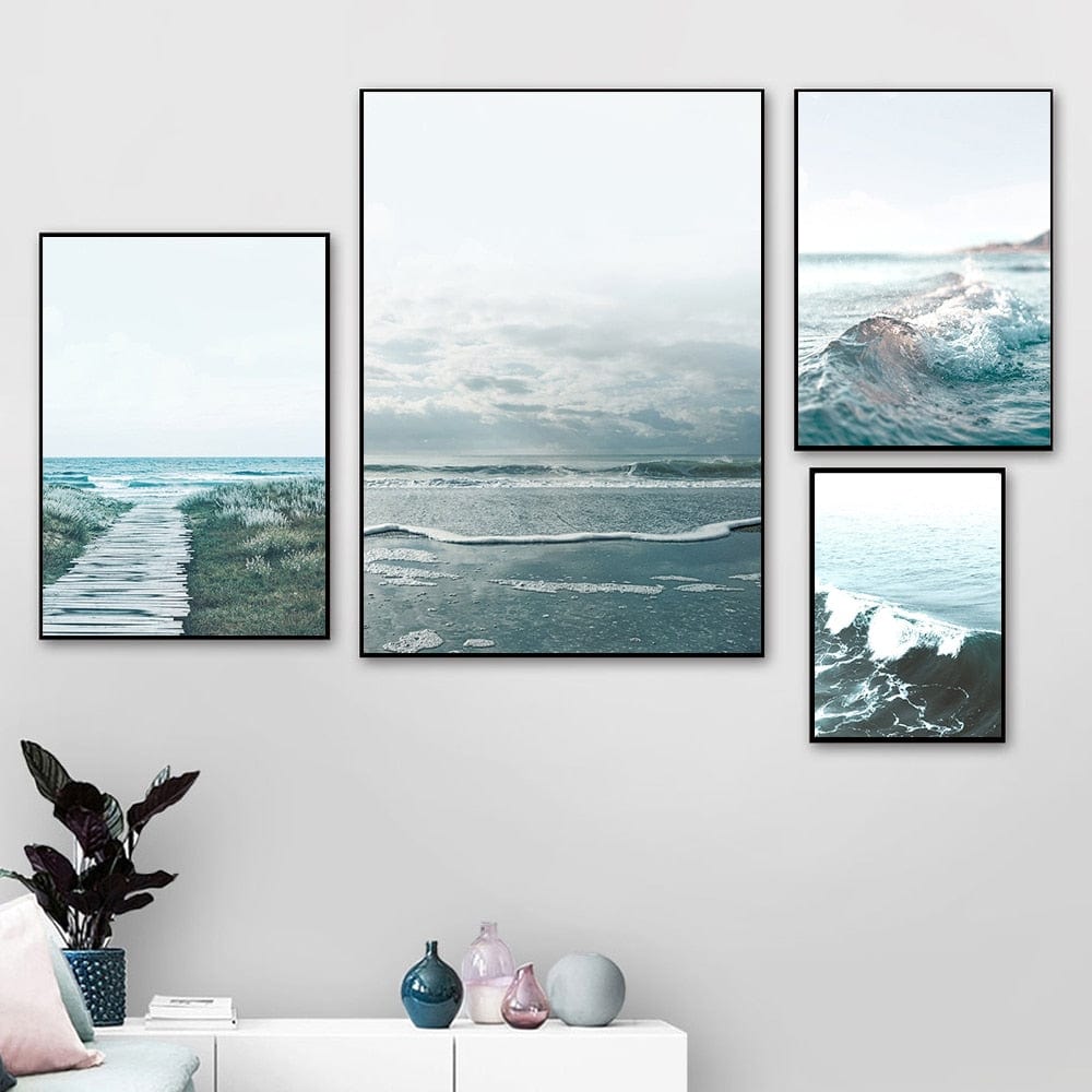 Canvanation Peinture Bord De Mer Moderne