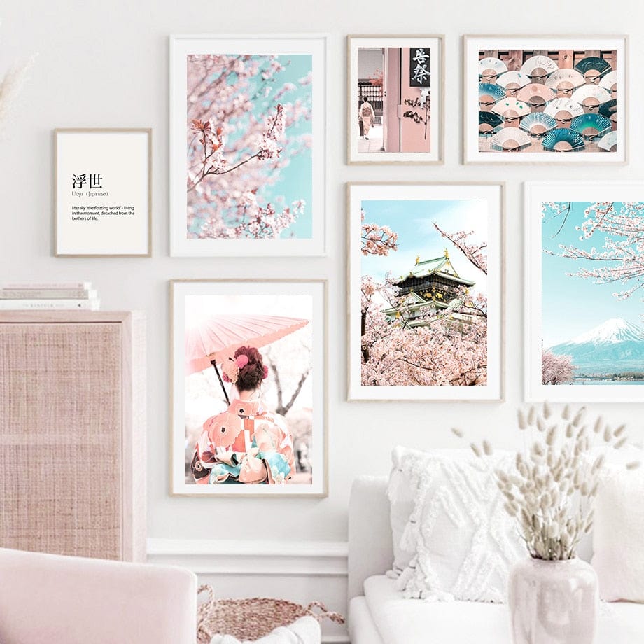 Canvanation Peinture Cerisier En Fleur