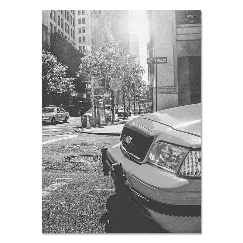 Canvanation 50X70cm / B Peinture New York Abstrait