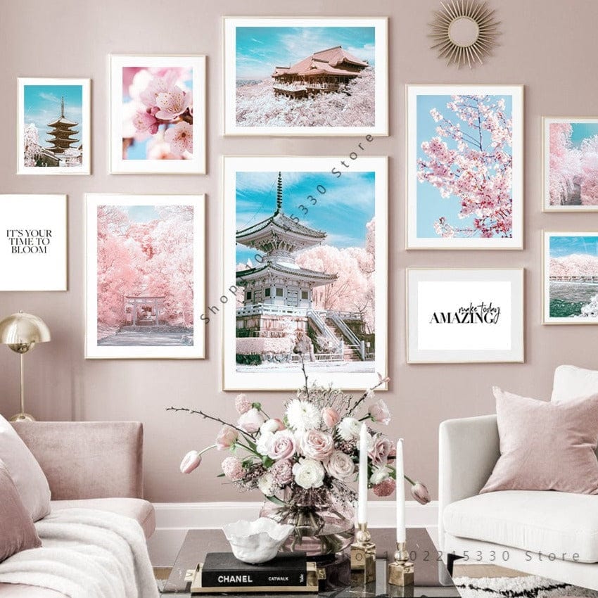 Canvanation Peinture Paysage Japonais