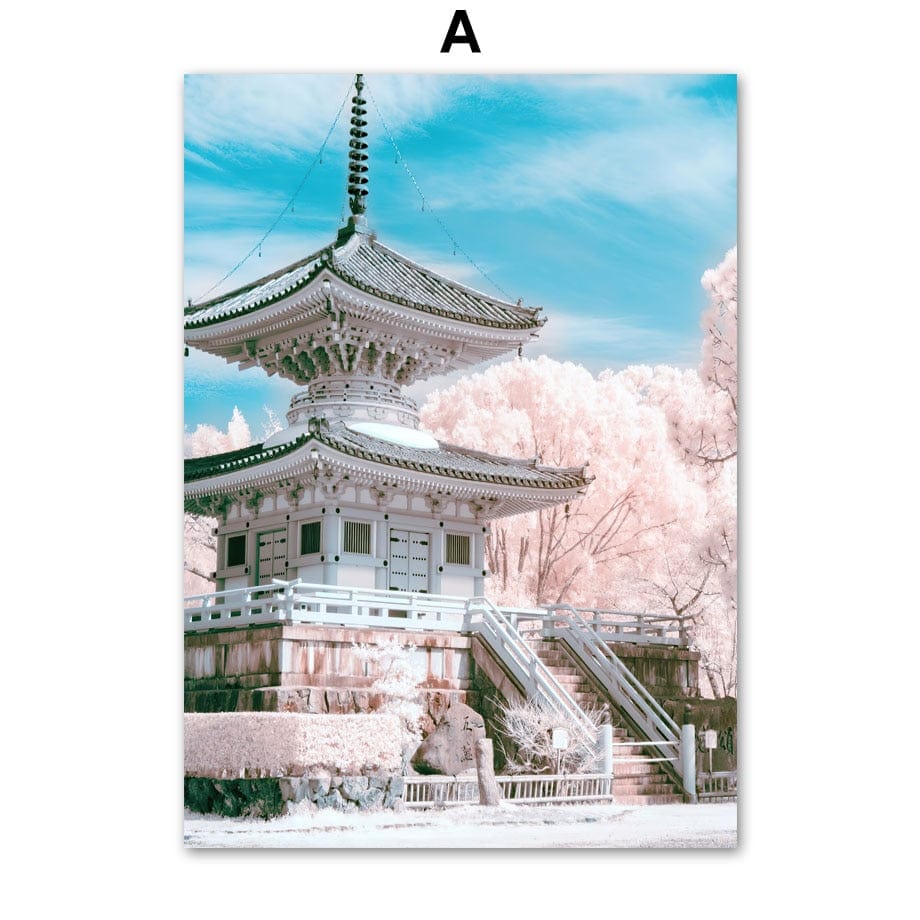 Canvanation Peinture Paysage Japonais