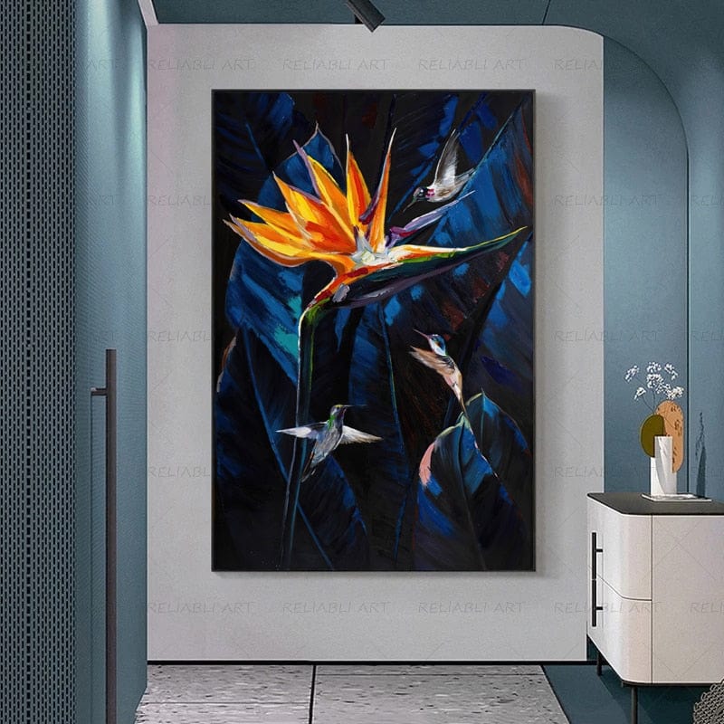 Canvanation Peinture Perroquet Sur Toile