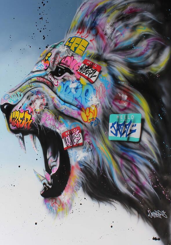 Canvanation 60X90cm / PF6539-1 Affiche Street Art Graffiti