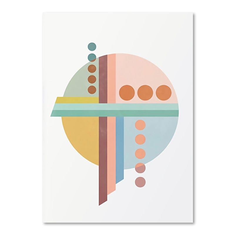 Canvanation 30x40cm / 05 Peinture Abstraite Soleil