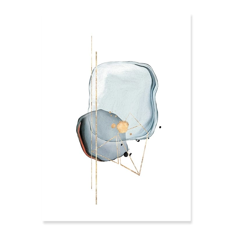 Canvanation 50x70 cm / Blue A Affiche Abstrait Grand Format