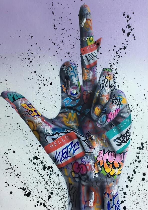 Canvanation 60X90cm / PF2574-2 Affiche Street Art Graffiti