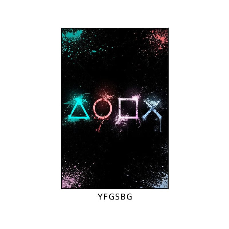Canvanation Affiche "Manger, Dormir, Jouer, Répéter" Pour Gamer