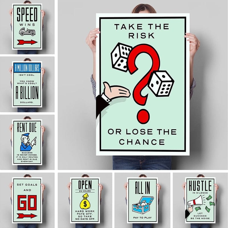 Canvanation Affiche Monopoly Motivation