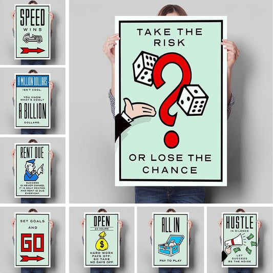 Canvanation Affiche Monopoly Motivation
