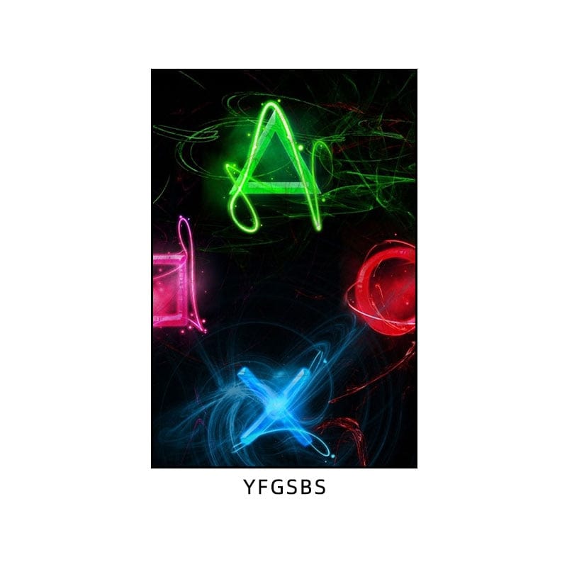 Canvanation Affiche "Manger, Dormir, Jouer, Répéter" Pour Gamer