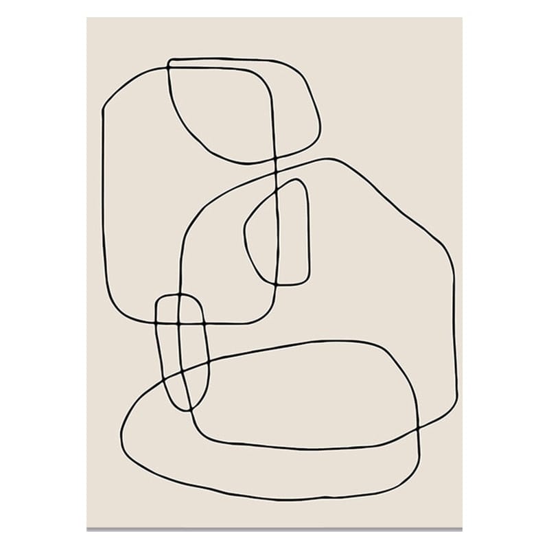 Canvanation 50x70cm No Frame / 9342-14 Peinture Abstraite Moderne