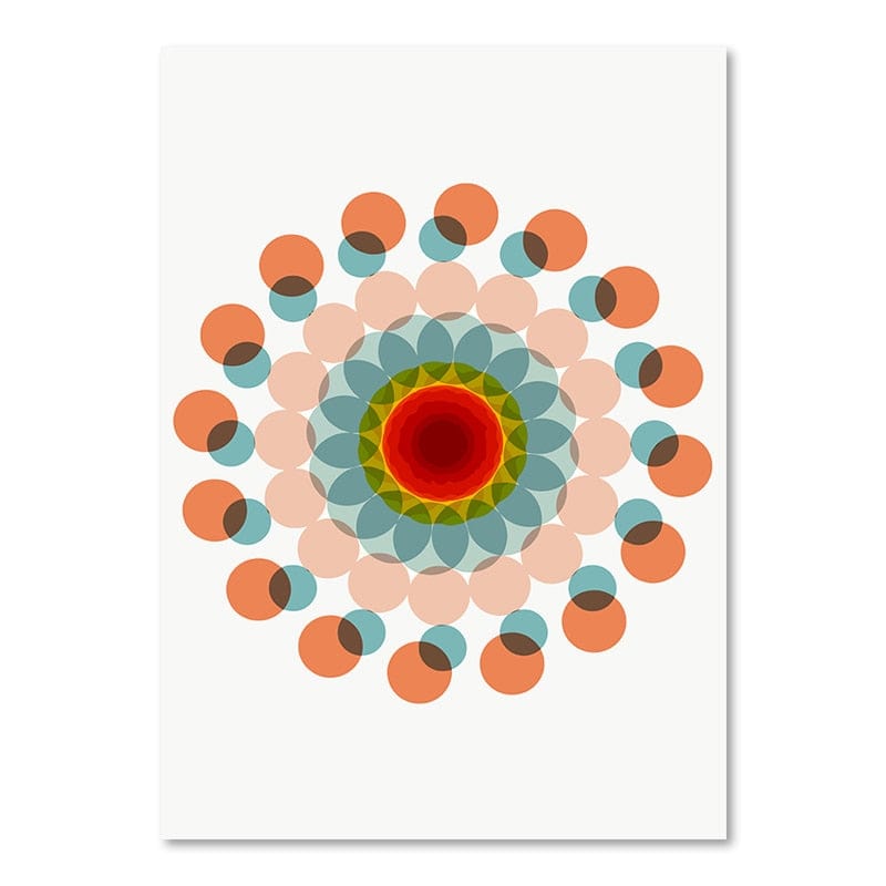 Canvanation 30x40cm / 06 Peinture Abstraite Soleil