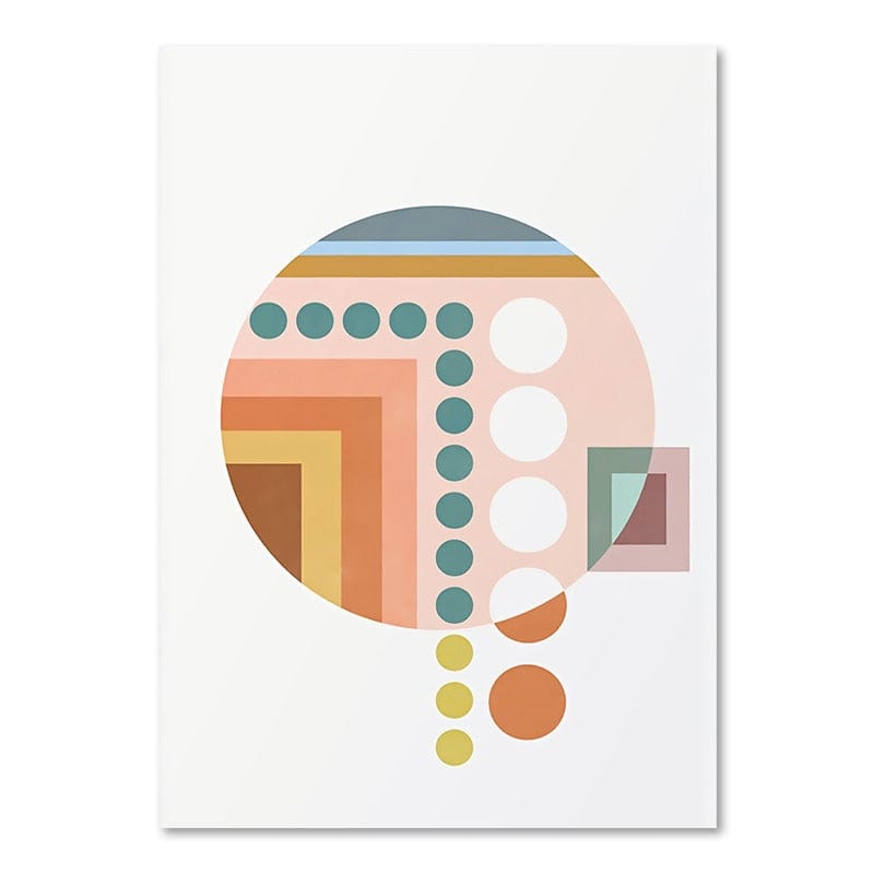 Canvanation 30x40cm / 09 Peinture Abstraite Soleil