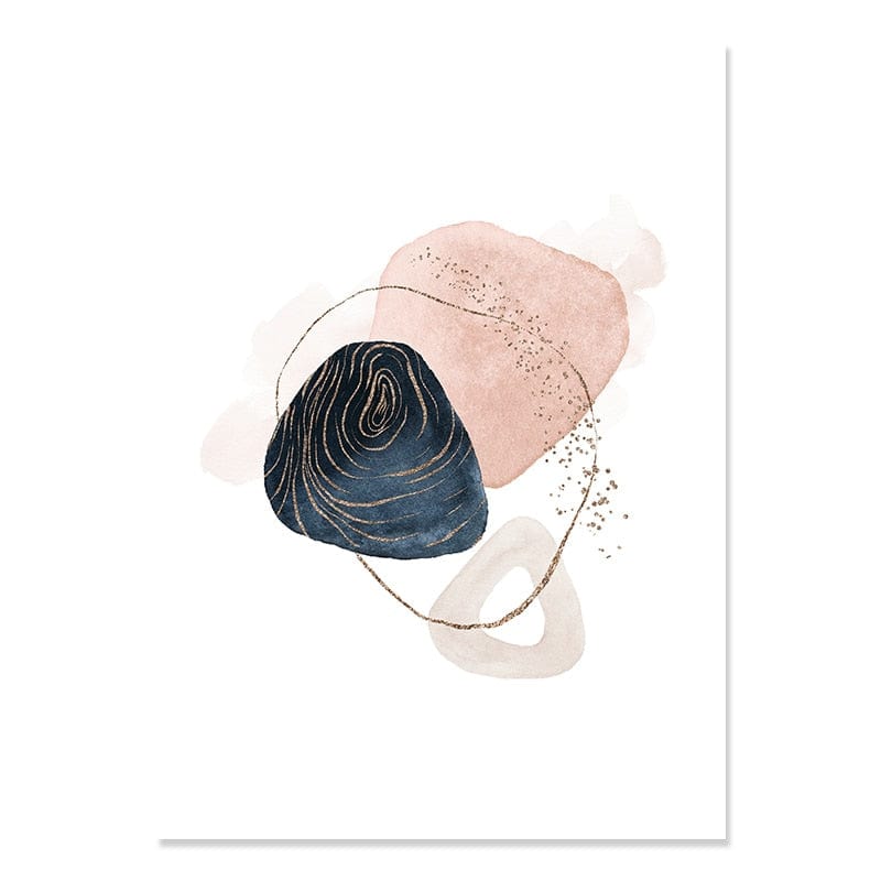 Canvanation 50x70 cm / Beige Blue A Affiche Abstrait Grand Format