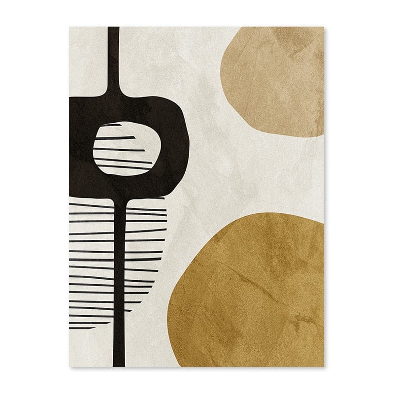 Canvanation 40x60 cm / PICTURE A Affiche Abstraite Noir Et Blanc