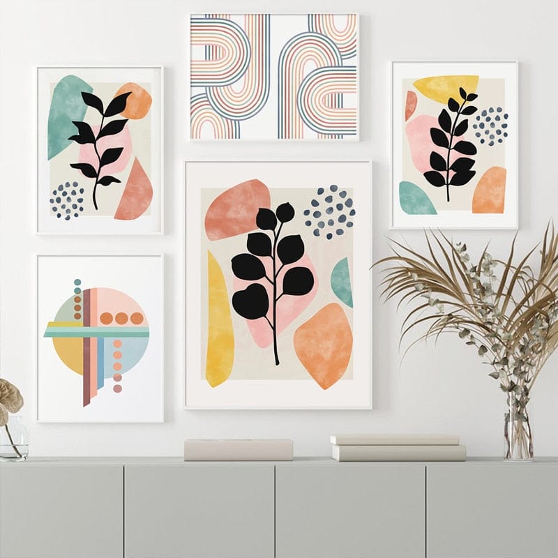 Canvanation Peinture Abstraite Soleil