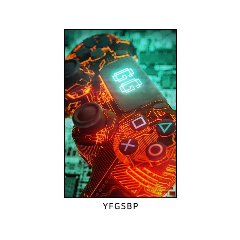Canvanation Affiche "Manger, Dormir, Jouer, Répéter" Pour Gamer