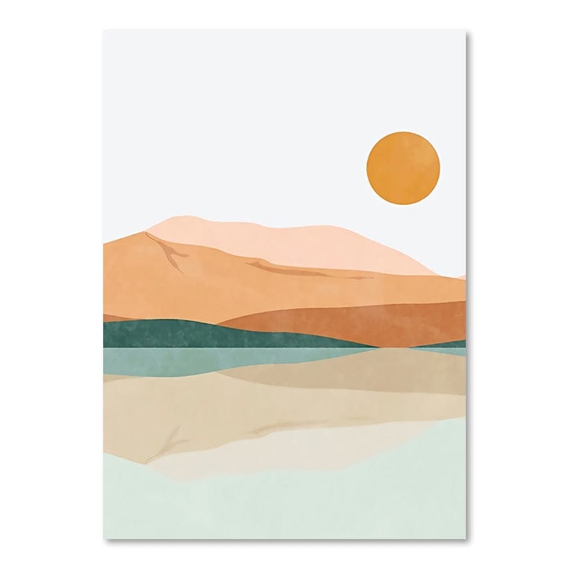 Canvanation 30x40cm / 08 Peinture Abstraite Soleil