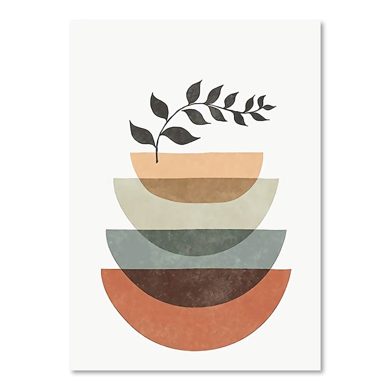 Canvanation 30x40cm / 11 Peinture Abstraite Soleil