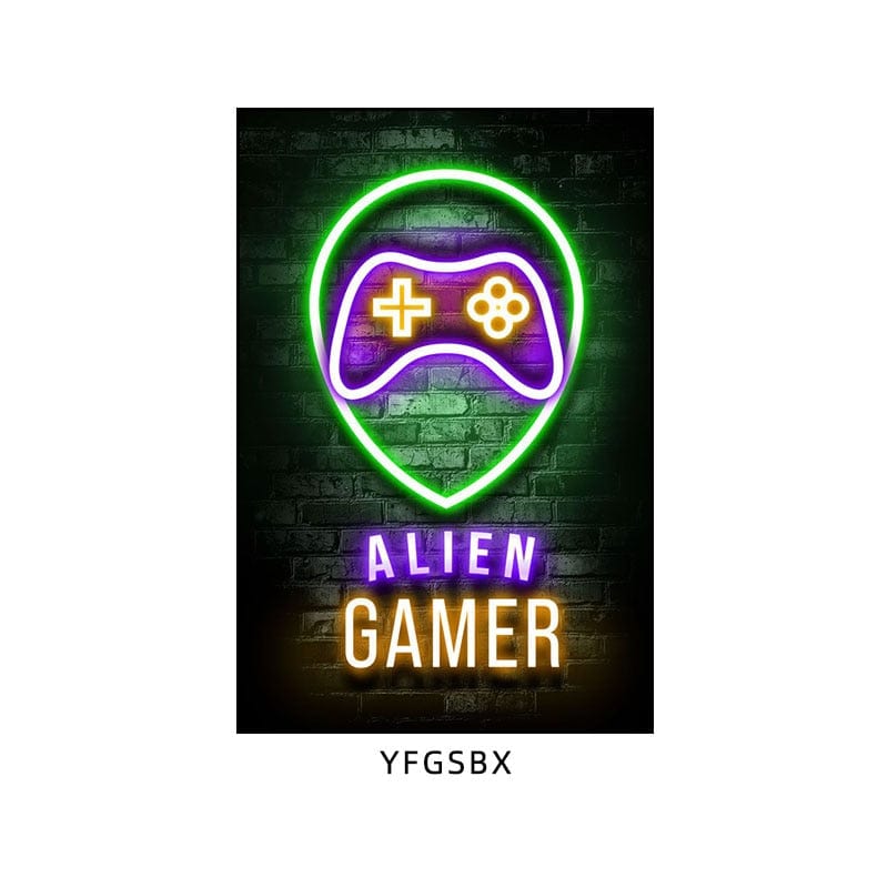 Canvanation Affiche "Manger, Dormir, Jouer, Répéter" Pour Gamer